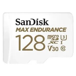 SanDisk microSDXC 128 GB Max Endurance + SD-Adapter
