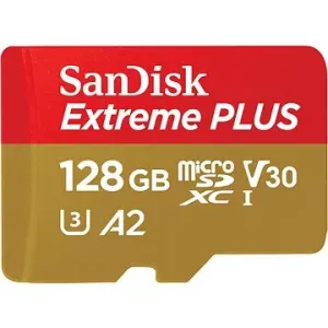 SanDisk microSDXC 128GB Extreme PLUS + Rescue PRO Deluxe + SD-Adapter