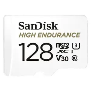 SanDisk microSDXC 128GB High Endurance Video U3 V30 + SD-Adapter