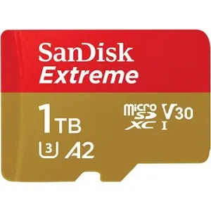 SanDisk microSDXC 1TB Extreme + Rescue PRO Deluxe + SD-Adapter