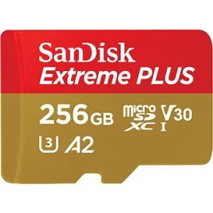 SanDisk microSDXC 256GB Extreme PLUS + Rescue PRO Deluxe + SD-Adapter