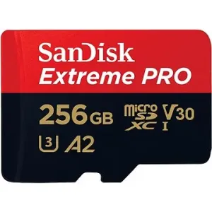 SanDisk microSDXC 256GB Extreme PRO + Rescue PRO Deluxe + SD-Adapter
