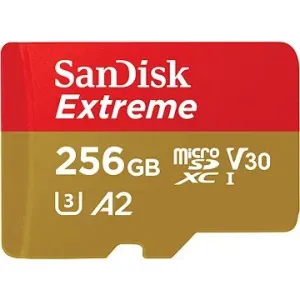 SanDisk microSDXC 256GB Extreme + Rescue PRO Deluxe + SD-Adapter
