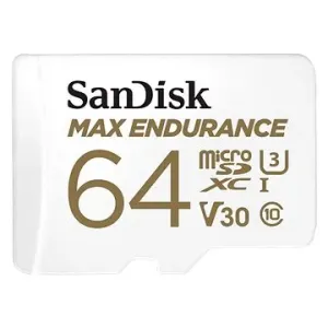 SanDisk microSDXC 64 GB Max Endurance + SD-Adapter