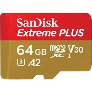 SanDisk microSDXC 64GB Extreme PLUS + Rescue PRO Deluxe + SD-Adapter
