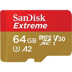 SanDisk microSDXC 64GB Extreme + Rescue PRO Deluxe + SD-Adapter