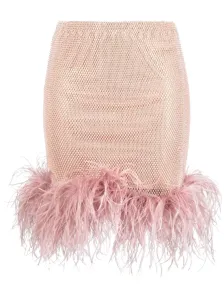 SANTA BRANDS - Feather Mini Skirt