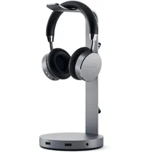 Satechi Aluminum Headphone Stand Hub - Space Grey