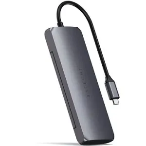 Satechi Aluminium USB-C Hybrid Multiport Adapter (SSD Enclosure, HDMI 4K, 2 x USB-A 3.1 Gen 2 bis zu 5 Gbit/s) #33846