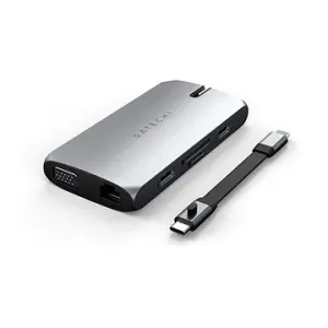 Satechi USB-C On the go Multiport Adapter (1 x USB-C PD Charging, 1 x G.Ethernet, 1 x 4K HDMI, 1 x VGA, 1 x U