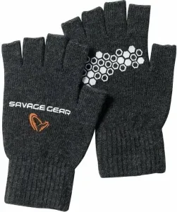 Savage Gear Angelhandschuhe Knitted Half Finger Glove M