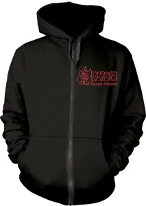 Saxon Hoodie Strong Arm Of The Law Black S