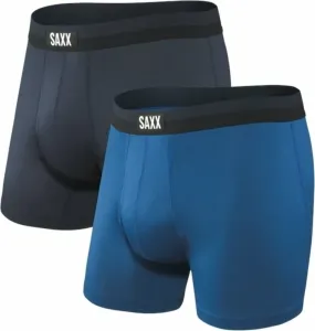 SAXX Sport Mesh 2-Pack Boxer Brief Navy/City Blue 2XL Fitness Unterwäsche