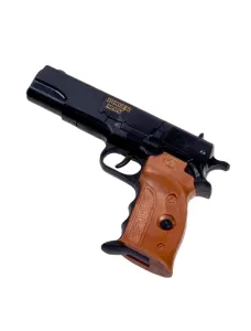 Kostümzubehör Pistole Powerman 8-Schuss Farbe: braun/schwarz