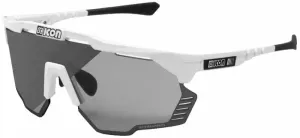 SCICON Aeroshade Kunken White Gloss/SCNPP Photochromic Silver Fahrradbrille