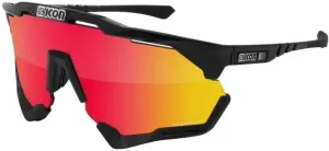 SCICON Aeroshade XL Black Gloss/SCNPP Multimirror Red/Clear Fahrradbrille
