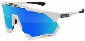 SCICON Aeroshade XL White Gloss/SCNPP Multimirror Blue/Clear Fahrradbrille