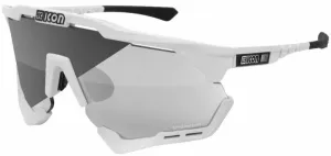 SCICON Aeroshade XL White Gloss/SCNPP Photochromic Silver Fahrradbrille
