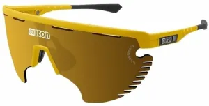 SCICON Aerowing Lamon Yellow Gloss/SCNPP Multimirror Bronze/Clear Fahrradbrille