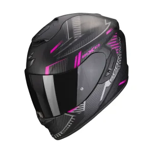 Scorpion Exo-1400 Evo Air Shell Matt Black-Pink Integralhelm Größe M