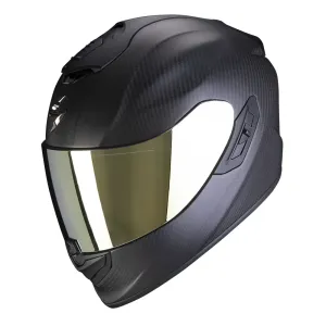 Scorpion EXO-1400 EVO II Carbon Air Solid Matt Black Full Face Helmet Größe L