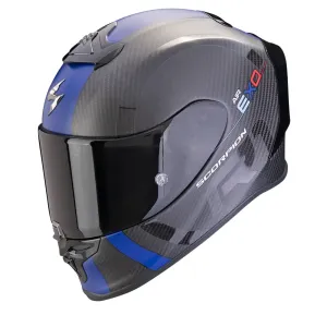 Scorpion EXO-R1 Evo Carbon Air Mg Matt Black-Blue Integralhelm Größe XL