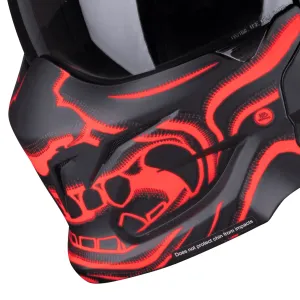 Scorpion Exo Covert-X Mask Tanker Black Red Größe