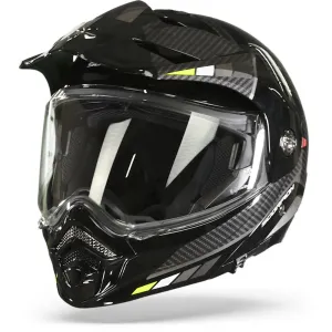 Scorpion ADX-2 Camino Black-Silver-Neon Yellow Adventure Helmet XS