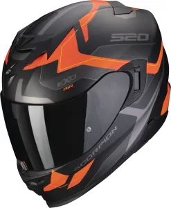 Scorpion Exo-520 Evo Air Elan Matt Black-Orange Integralhelms Größe 2XL