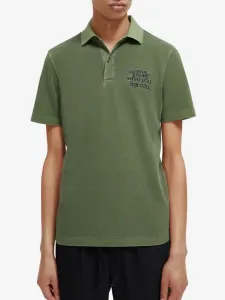 Scotch & Soda Garment Dye Polo T-Shirt Grün #1358505
