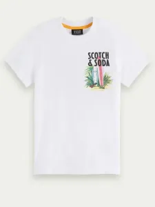 Weiße T-Shirts Scotch & Soda
