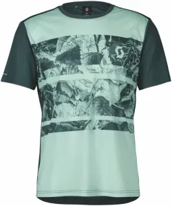 Scott Trail Flow S/SL Men's Shirt Green/Aruba Green 3XL T-Shirt