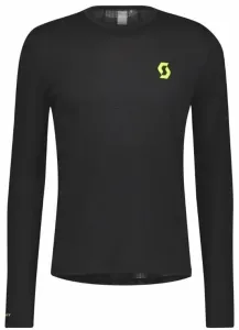 Scott RC Run LS Mens Shirt Black/Yellow XL Laufshirt mit Langarm