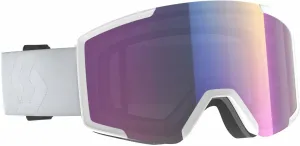 Scott Shield Mineral White/Enhancer Teal Chrome Ski Brillen