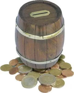 Sea-Club Coin Box in Barrel Shape