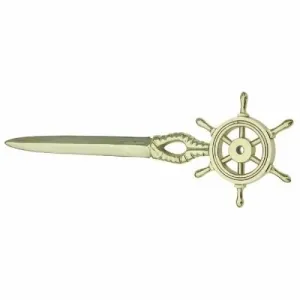 Sea-Club Letter opener brass with copper ring