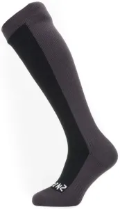 Sealskinz Waterproof Cold Weather Knee Length Socks Black/Grey XL Fahrradsocken