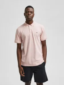 Selected Homme Aze Polo T-Shirt Rosa #564613