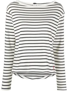 SEMICOUTURE - Long Sleeve Striped Cotton T-shirt #209942