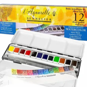 Sennelier Set Aquarellfarben 12 Stck #111372