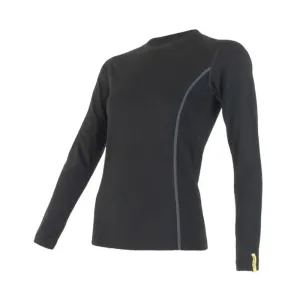 Damen T-Shirt Sensor Merino Wool Active black 11109024
