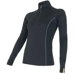 Sensor MERINO ACTIVE Damen Shirt, schwarz, veľkosť XL