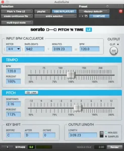 Serato Pitch 'n Time LE (Digitales Produkt)