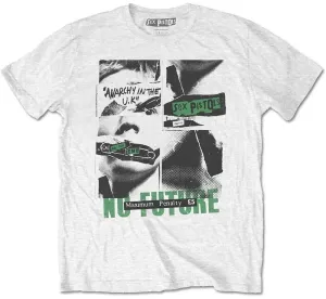 Sex Pistols T-Shirt No Future White 2XL #63531