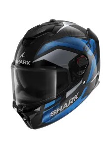 Shark Spartan GT Pro Ritmo Carbon Carbon Blau Chrom DBU Integralhelm Größe 2XL