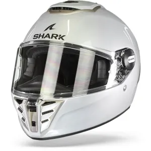 Shark Spartan RS Blank Weiß Silber Glanz W01 Integralhelm Größe L