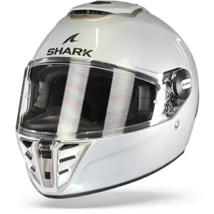Shark Spartan RS Blank Weiß Silber Glanz W01 Integralhelm Größe XS