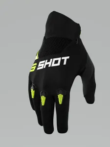 SHOT Kid Devo Neon Gelb Handschuhe Größe 4/5