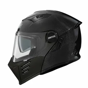 Simpson Darksome Carbon ECE22.06 Modular Helmet Größe XL