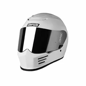 Simpson ECE22.06 Speed White Full Face Helmet Größe 2XL